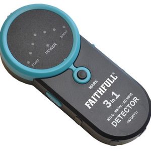 Faithfull 3-in-1 Detector Stud, Metal and Live Wire - Stone Builders Merchants