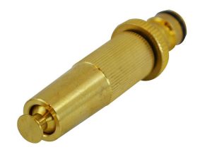 Faithfull Brass Adjustable Spray Nozzle 100mm - Stone Builders Merchants