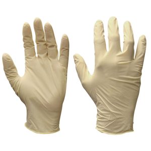 Scan Premium Latex Examination Gloves (Box of 100) - Stone Builders Merchants