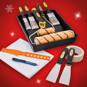 Stanley Decorators Roller Tray and Paint Brush 14pc Set - Stone Builders Merchants