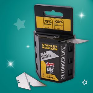 Stanley FatMax Replacement Trimming Knife Blades ( Box Of 100 ) - Stone Builders Merchants