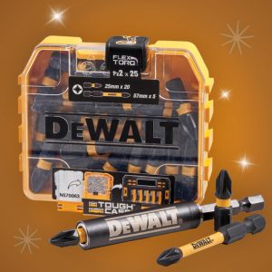 Dewalt Extreme Impact Pozi Bits Tic Tac Box 25 Piece PZ2 - Stone Builders Merchants