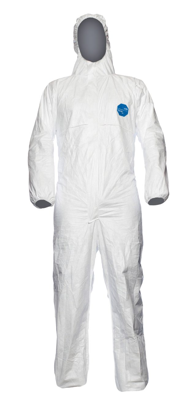 Tyvek 500 Xpert Large Hooded Coveralls - Stone Builders Merchants