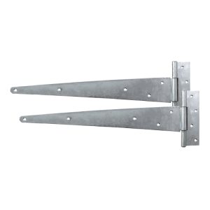 Pair of Strong Tee Hinges - Hot Dipped Galvanised - Stone Builders Merchants